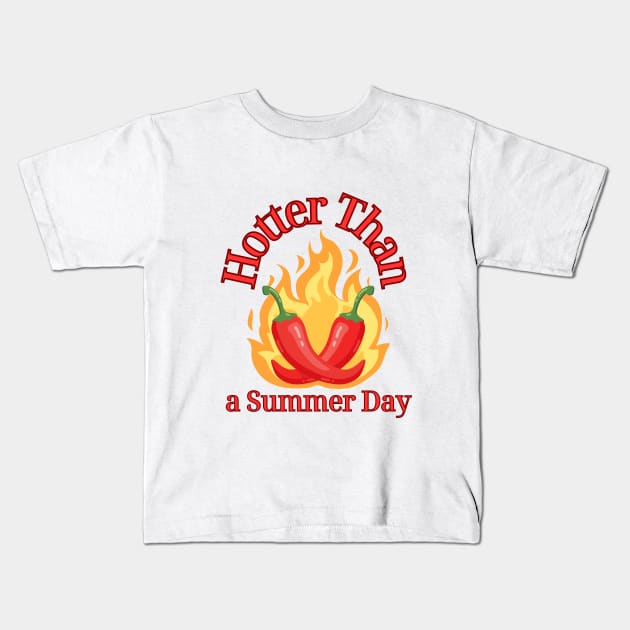 Im Hot A Hot Mess Kids T-Shirt by BukovskyART